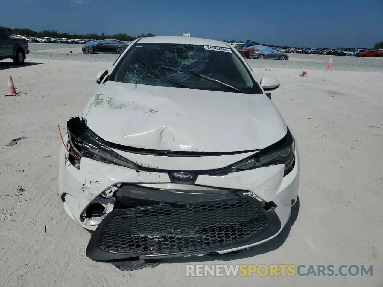 5 Photograph of a damaged car JTDEAMDE4MJ001085 TOYOTA COROLLA 2021