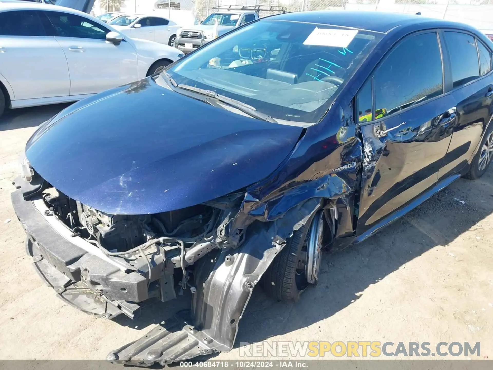 6 Photograph of a damaged car JTDEAMDE4MJ009011 TOYOTA COROLLA 2021