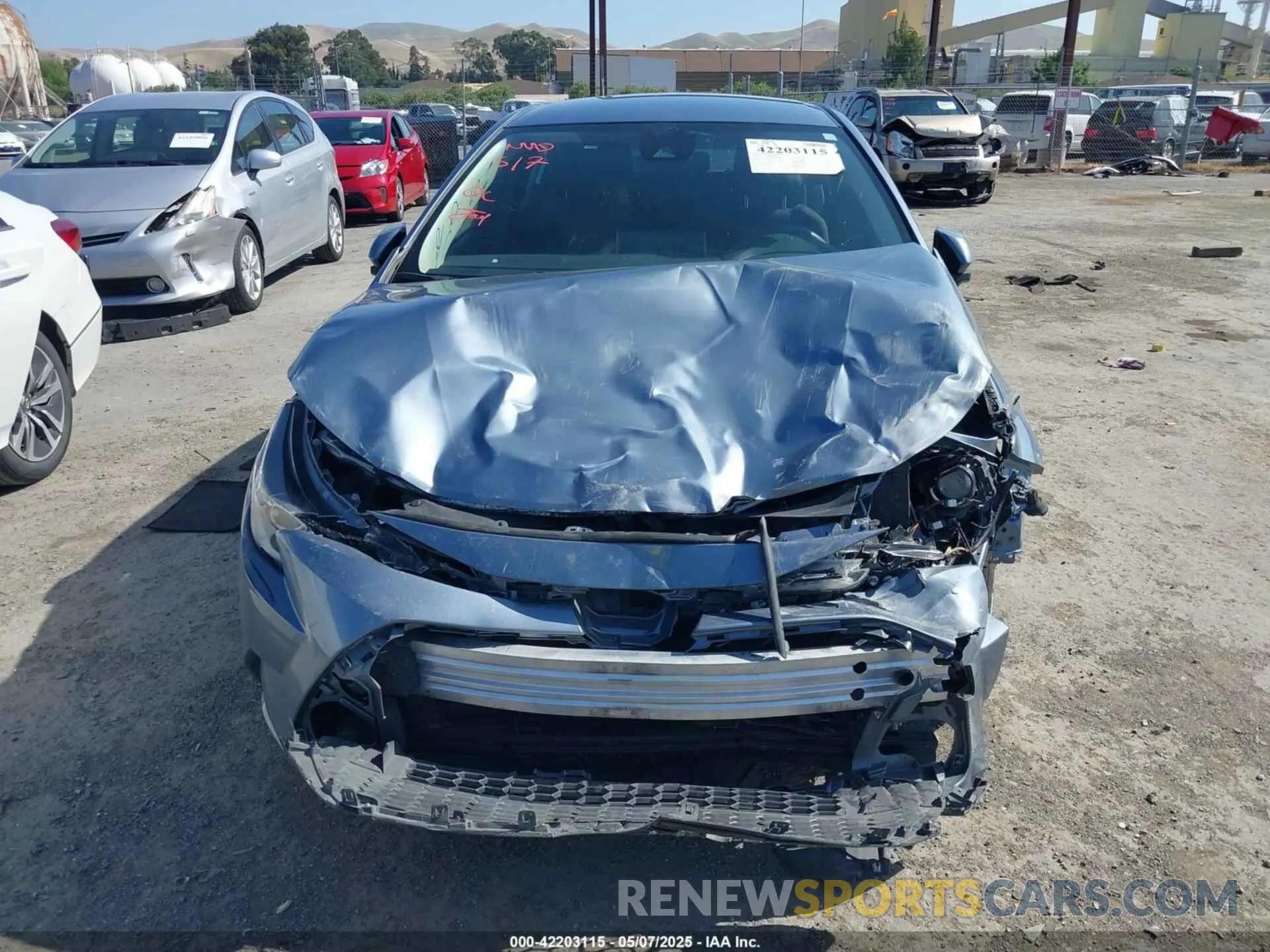 13 Photograph of a damaged car JTDEAMDE4MJ024253 TOYOTA COROLLA 2021