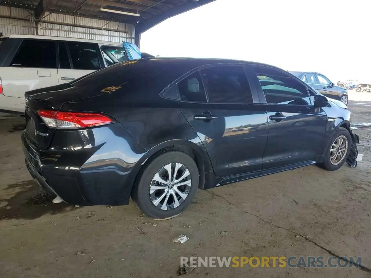 3 Photograph of a damaged car JTDEAMDE4MJ025225 TOYOTA COROLLA 2021
