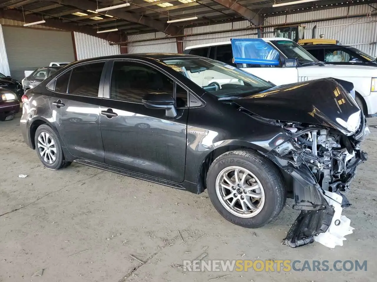 4 Photograph of a damaged car JTDEAMDE4MJ025225 TOYOTA COROLLA 2021