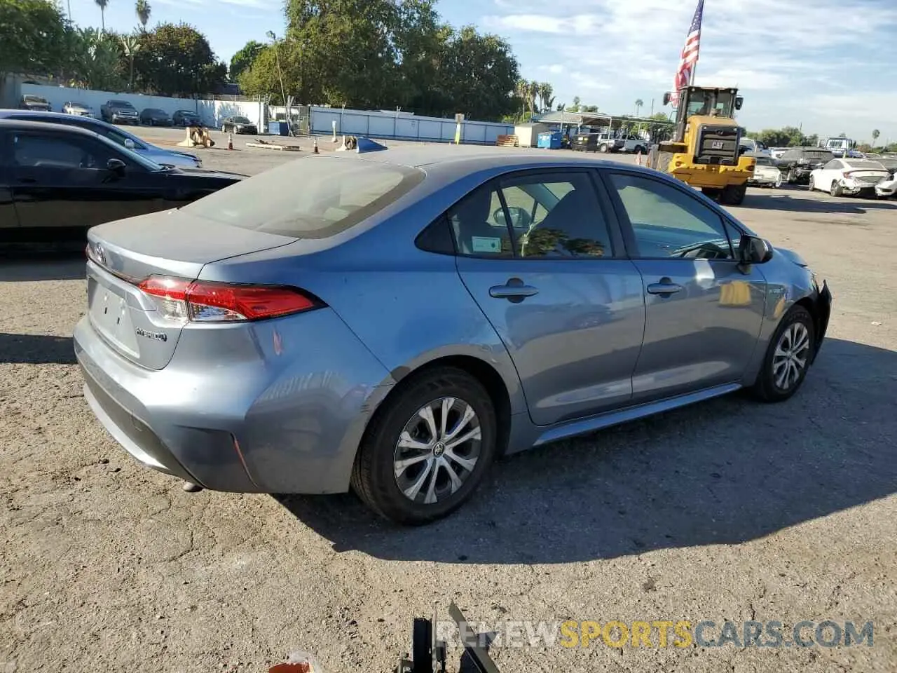 3 Photograph of a damaged car JTDEAMDE4MJ027797 TOYOTA COROLLA 2021