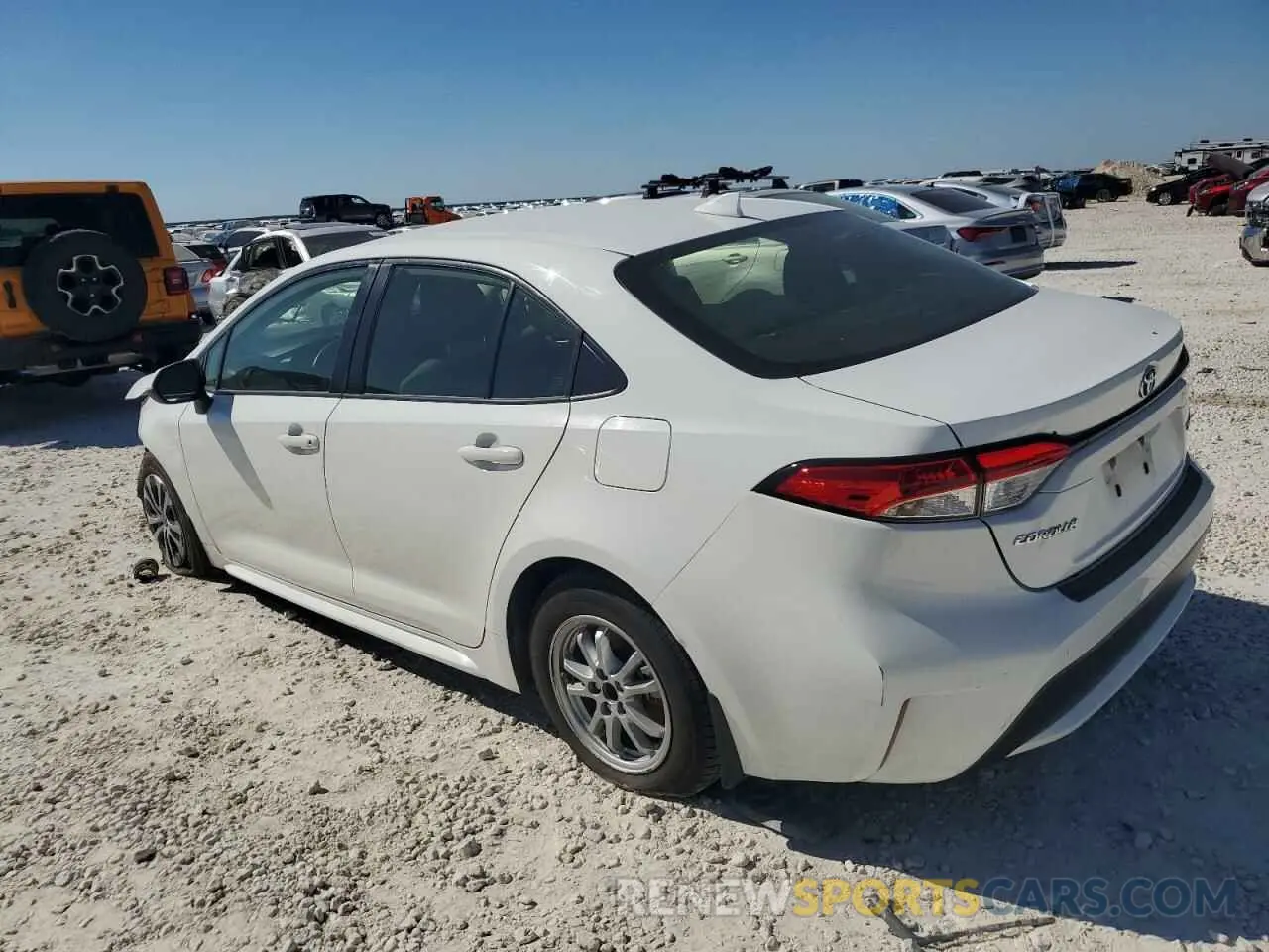 2 Photograph of a damaged car JTDEAMDE5MJ003900 TOYOTA COROLLA 2021