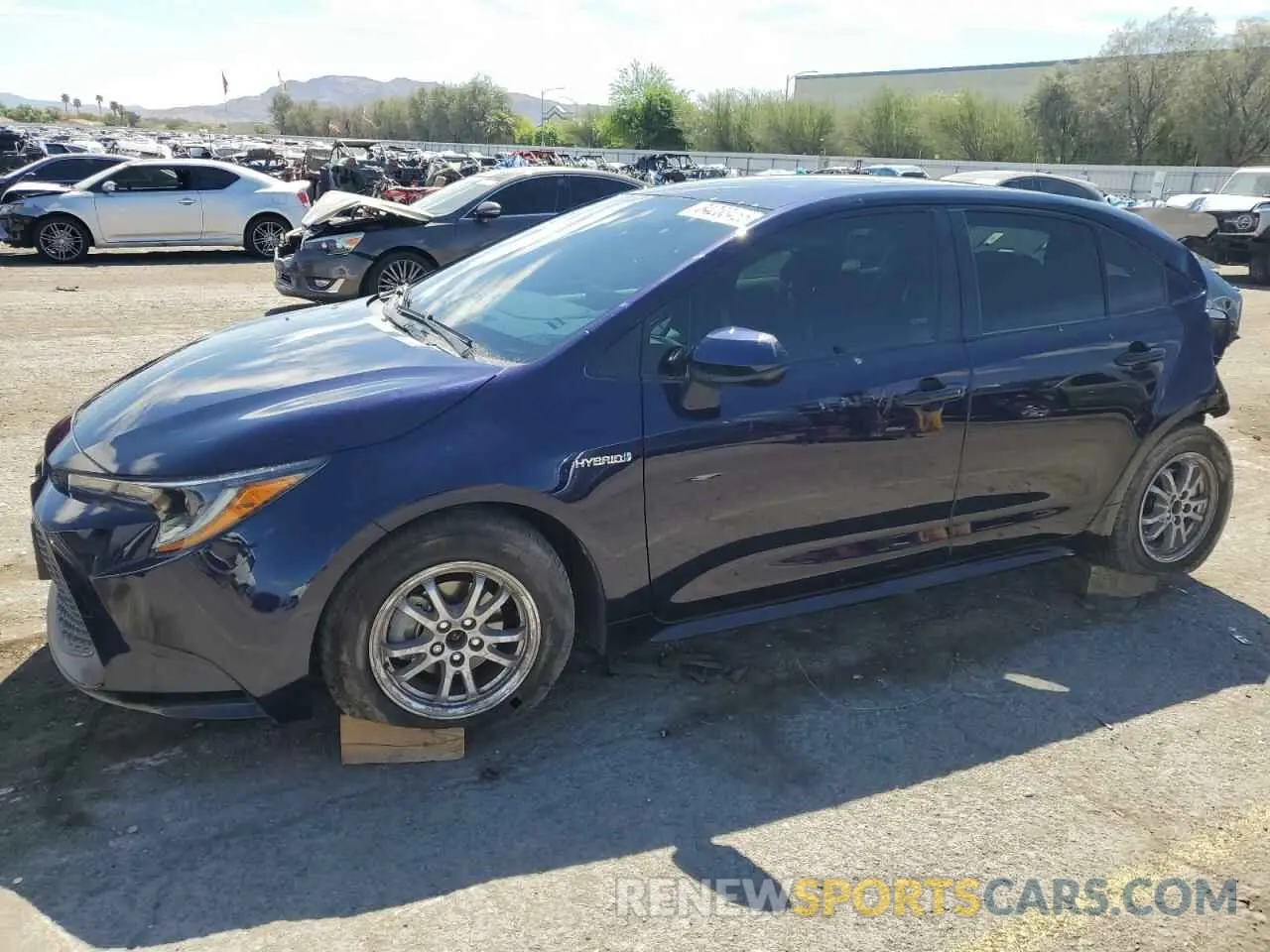 1 Photograph of a damaged car JTDEAMDE5MJ006179 TOYOTA COROLLA 2021