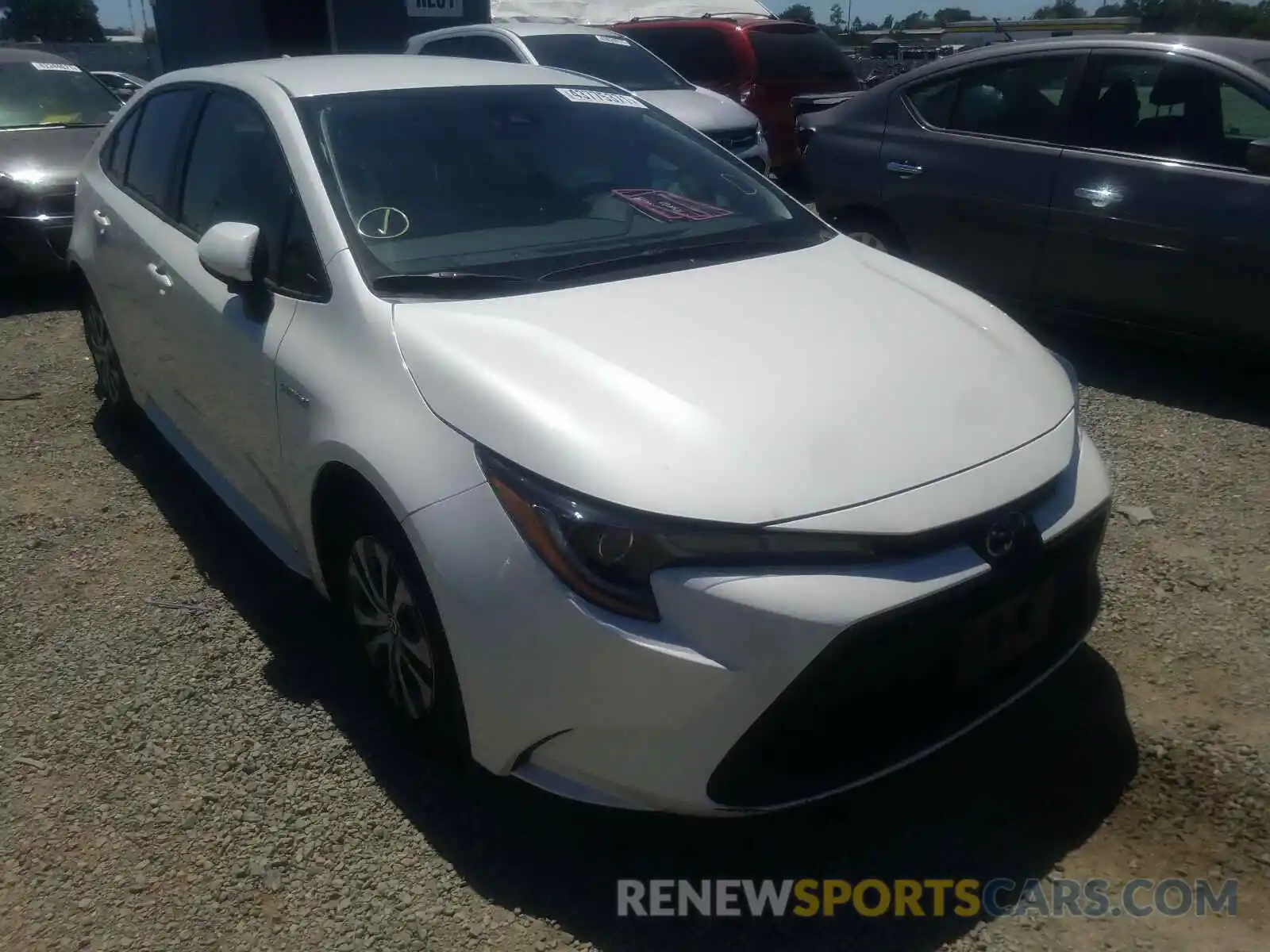 1 Photograph of a damaged car JTDEAMDE5MJ007011 TOYOTA COROLLA 2021