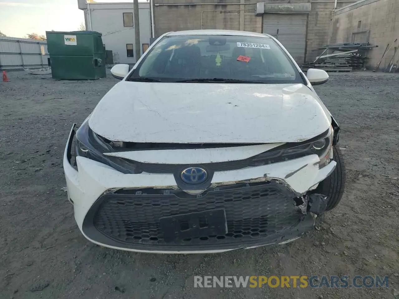 5 Photograph of a damaged car JTDEAMDE5MJ011236 TOYOTA COROLLA 2021