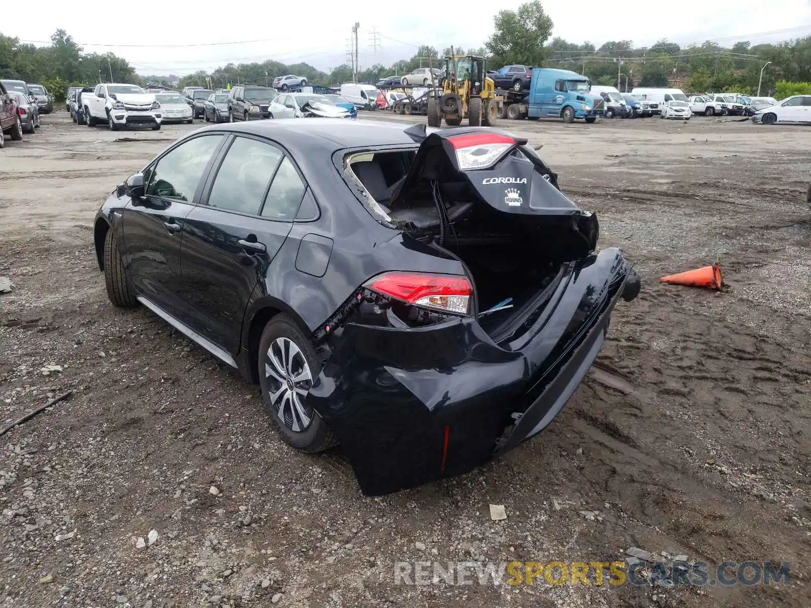 3 Photograph of a damaged car JTDEAMDE5MJ012709 TOYOTA COROLLA 2021