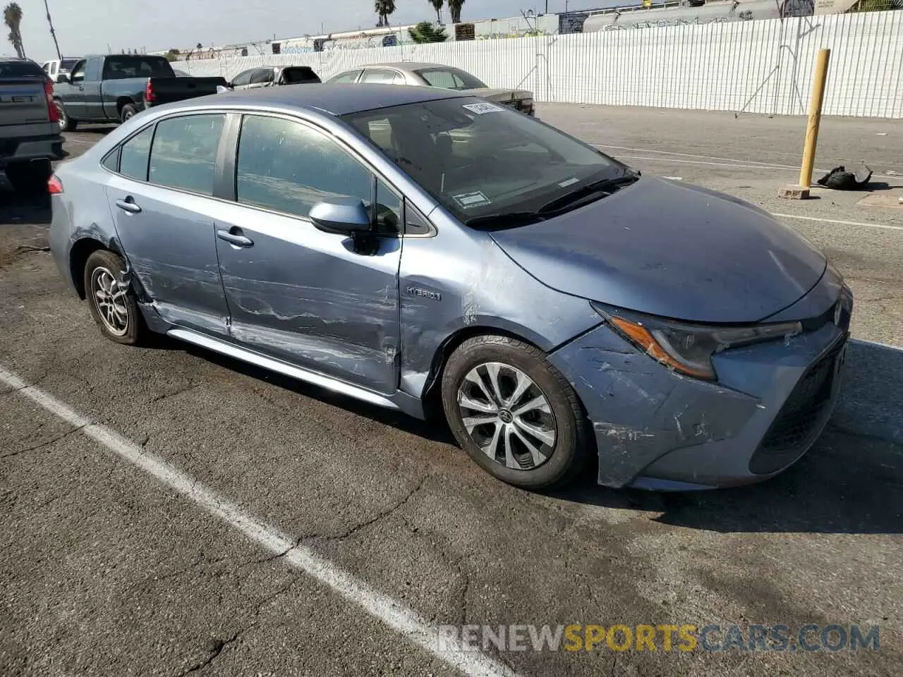 4 Photograph of a damaged car JTDEAMDE5MJ013830 TOYOTA COROLLA 2021