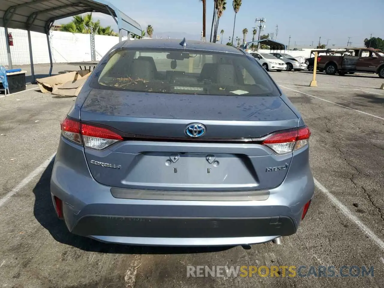 6 Photograph of a damaged car JTDEAMDE5MJ013830 TOYOTA COROLLA 2021