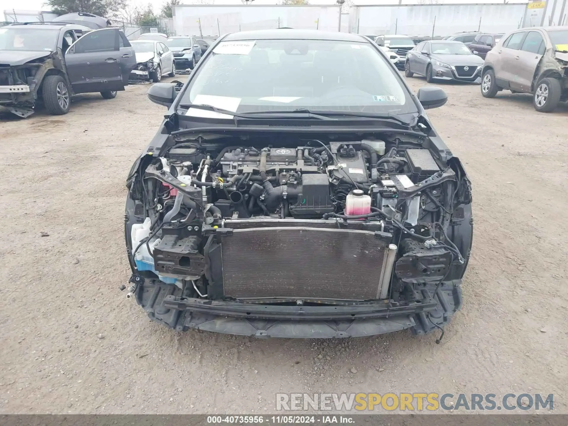 12 Photograph of a damaged car JTDEAMDE5MJ020809 TOYOTA COROLLA 2021