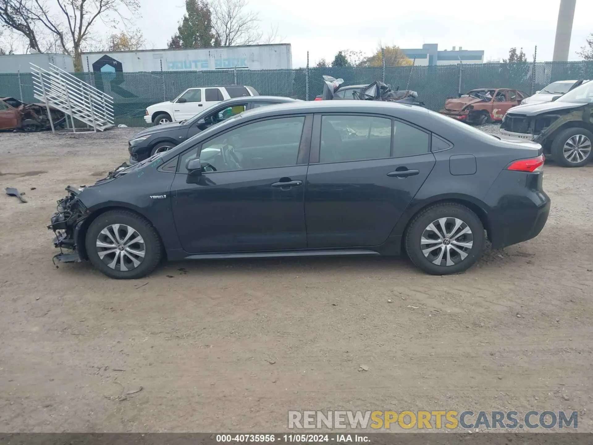 14 Photograph of a damaged car JTDEAMDE5MJ020809 TOYOTA COROLLA 2021