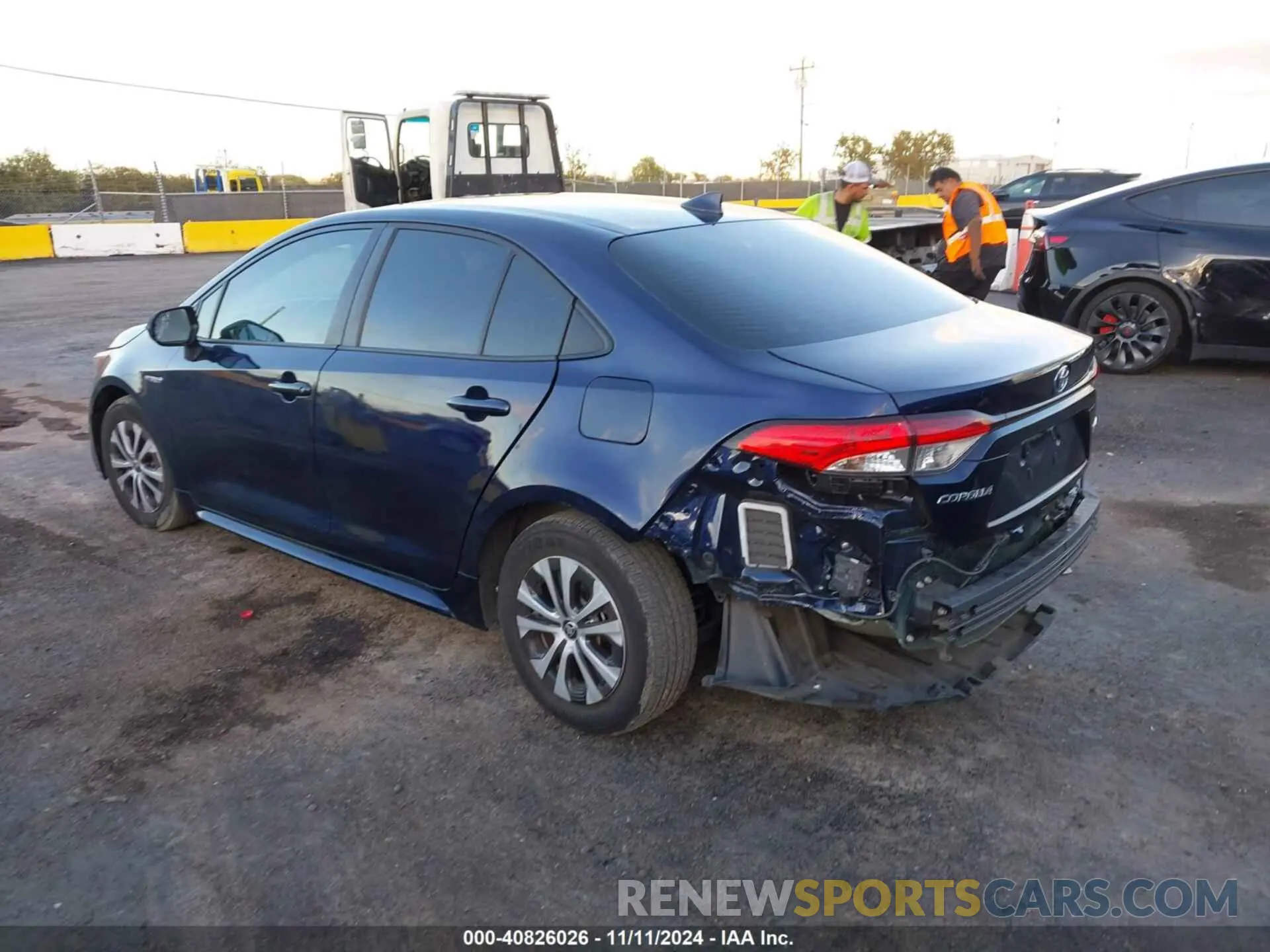 3 Photograph of a damaged car JTDEAMDE5MJ021118 TOYOTA COROLLA 2021