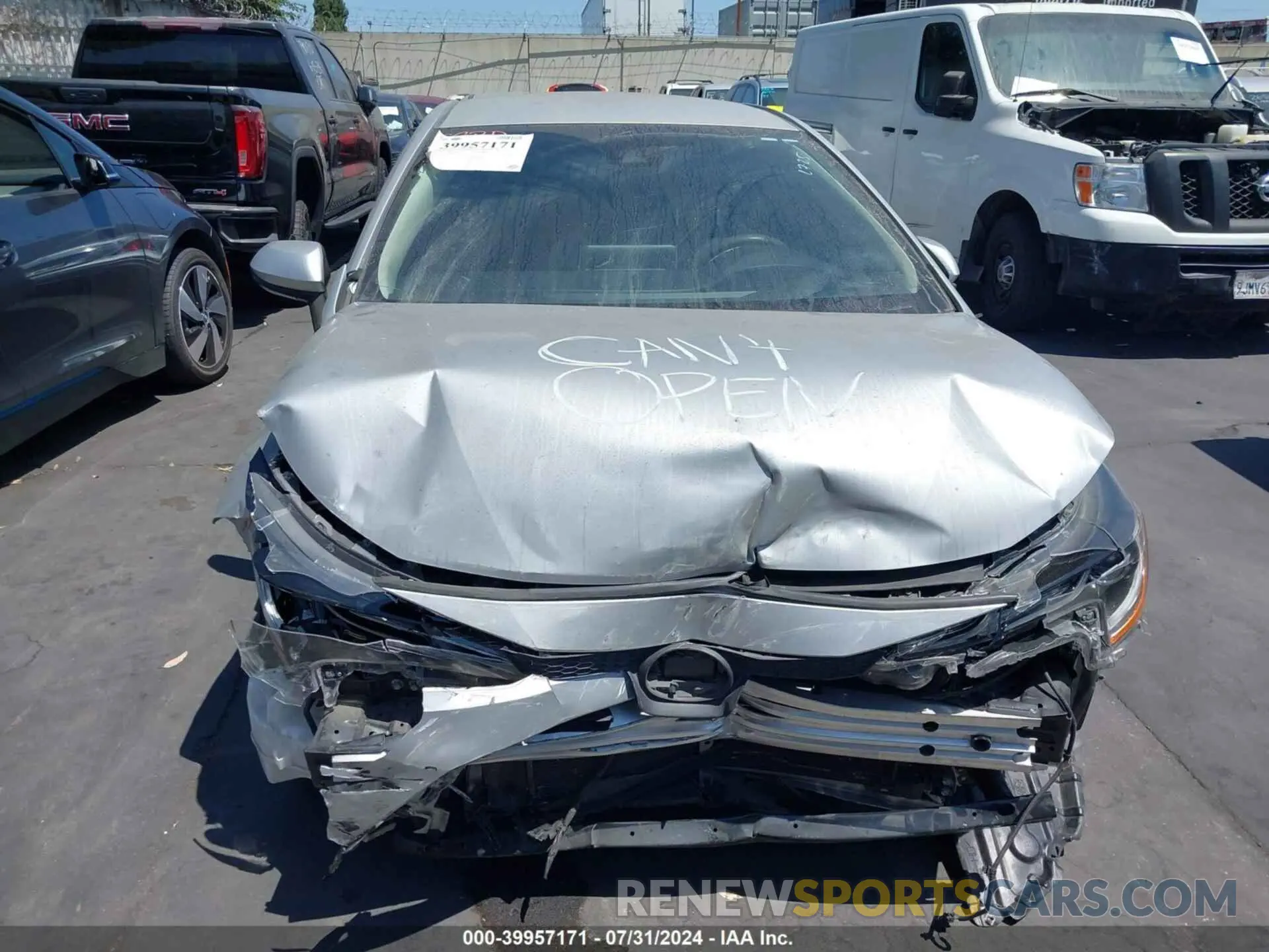 13 Photograph of a damaged car JTDEAMDE5MJ022348 TOYOTA COROLLA 2021