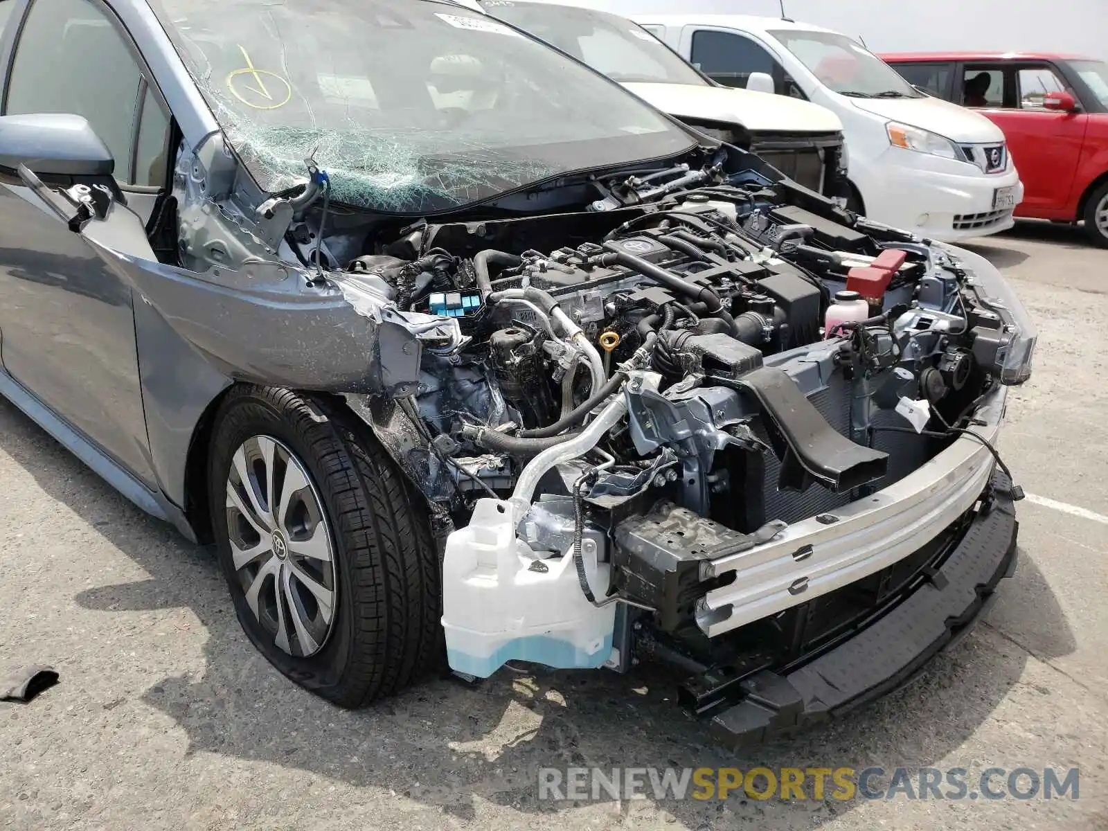 9 Photograph of a damaged car JTDEAMDE5MJ027226 TOYOTA COROLLA 2021