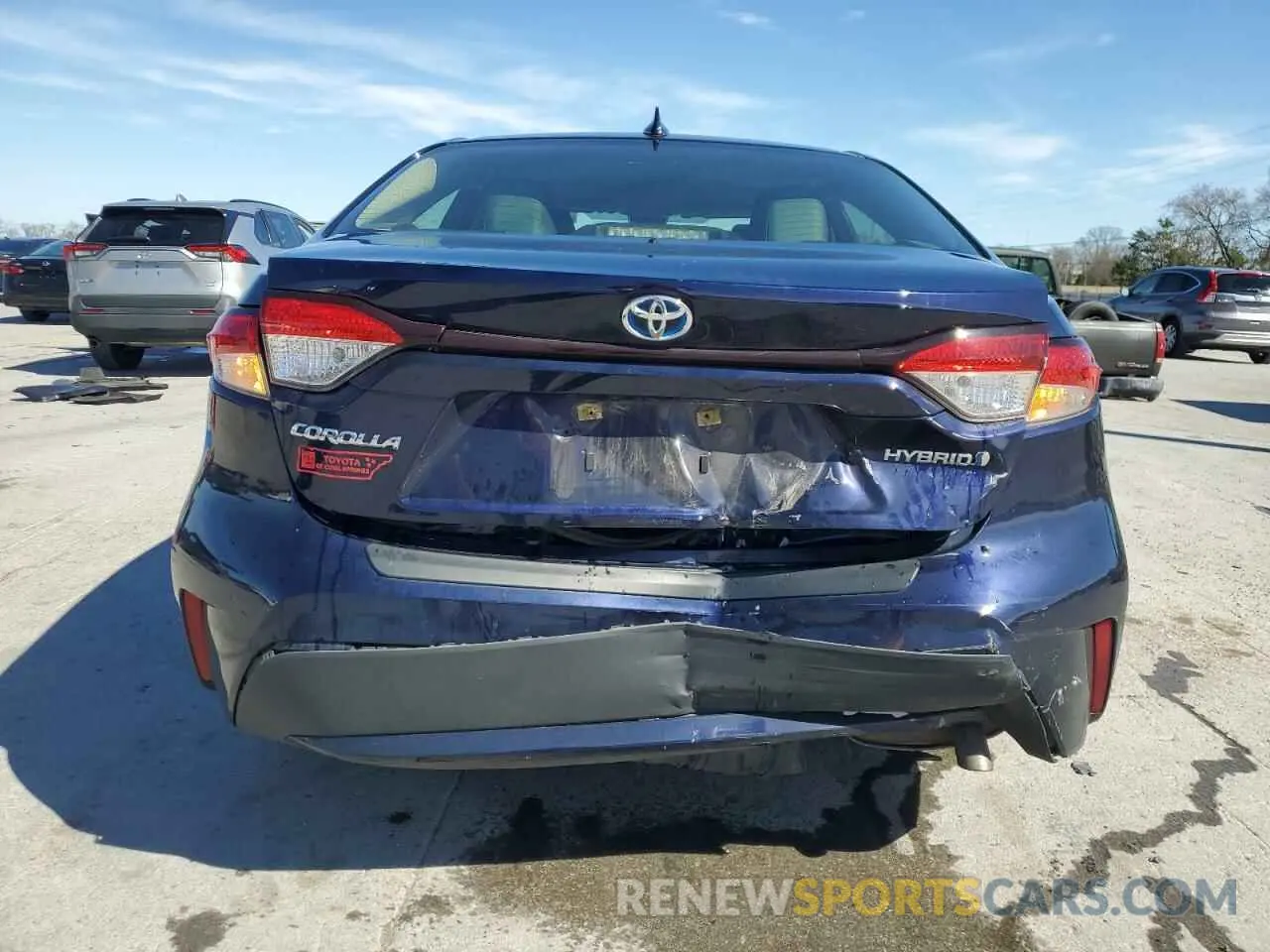 6 Photograph of a damaged car JTDEAMDE5MJ030899 TOYOTA COROLLA 2021