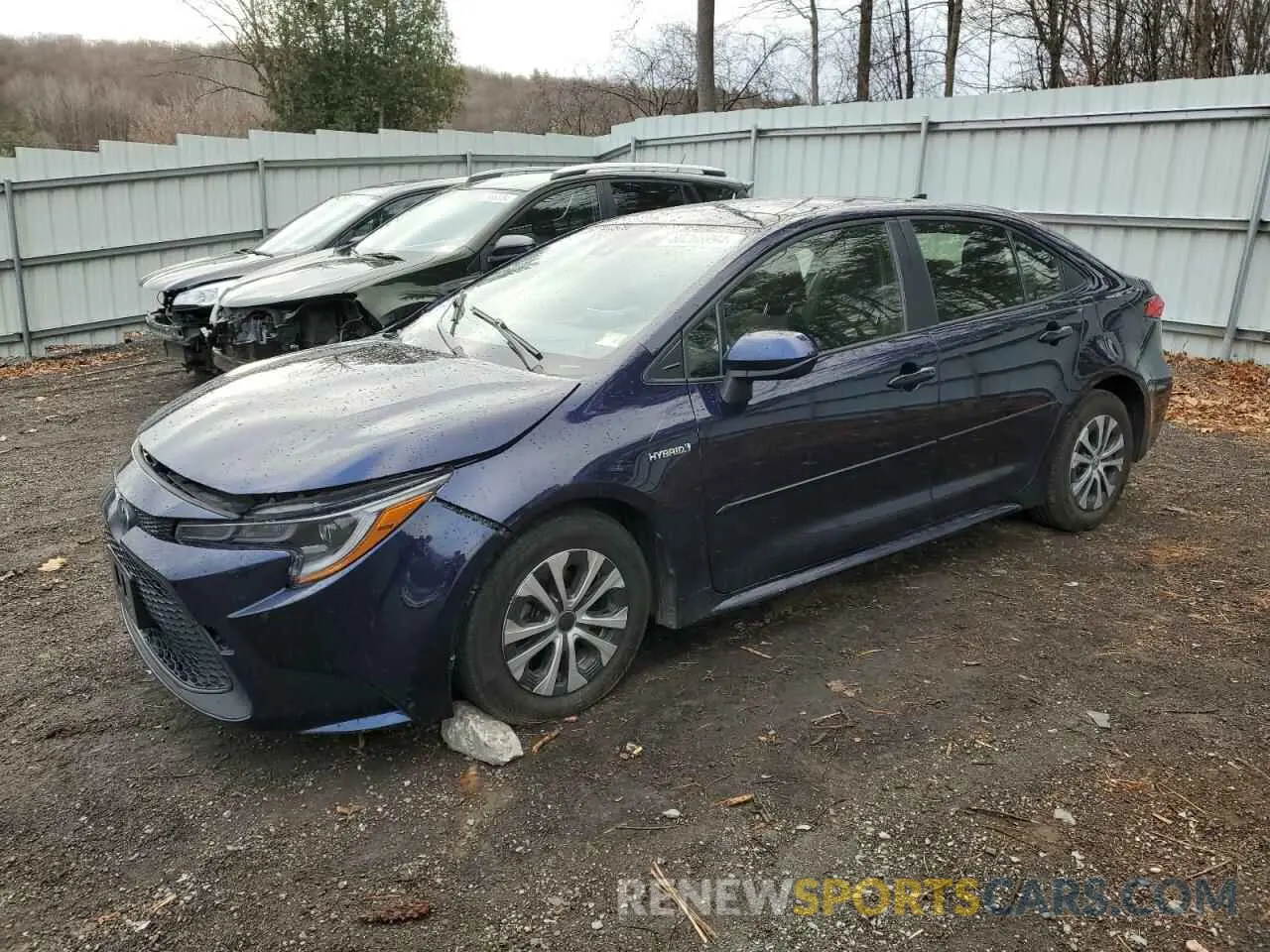 1 Photograph of a damaged car JTDEAMDE5MJ032426 TOYOTA COROLLA 2021