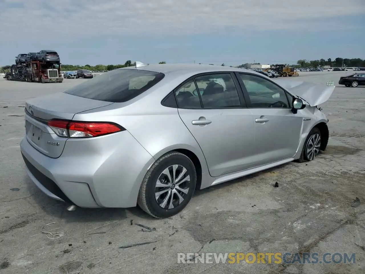 3 Photograph of a damaged car JTDEAMDE6MJ004229 TOYOTA COROLLA 2021