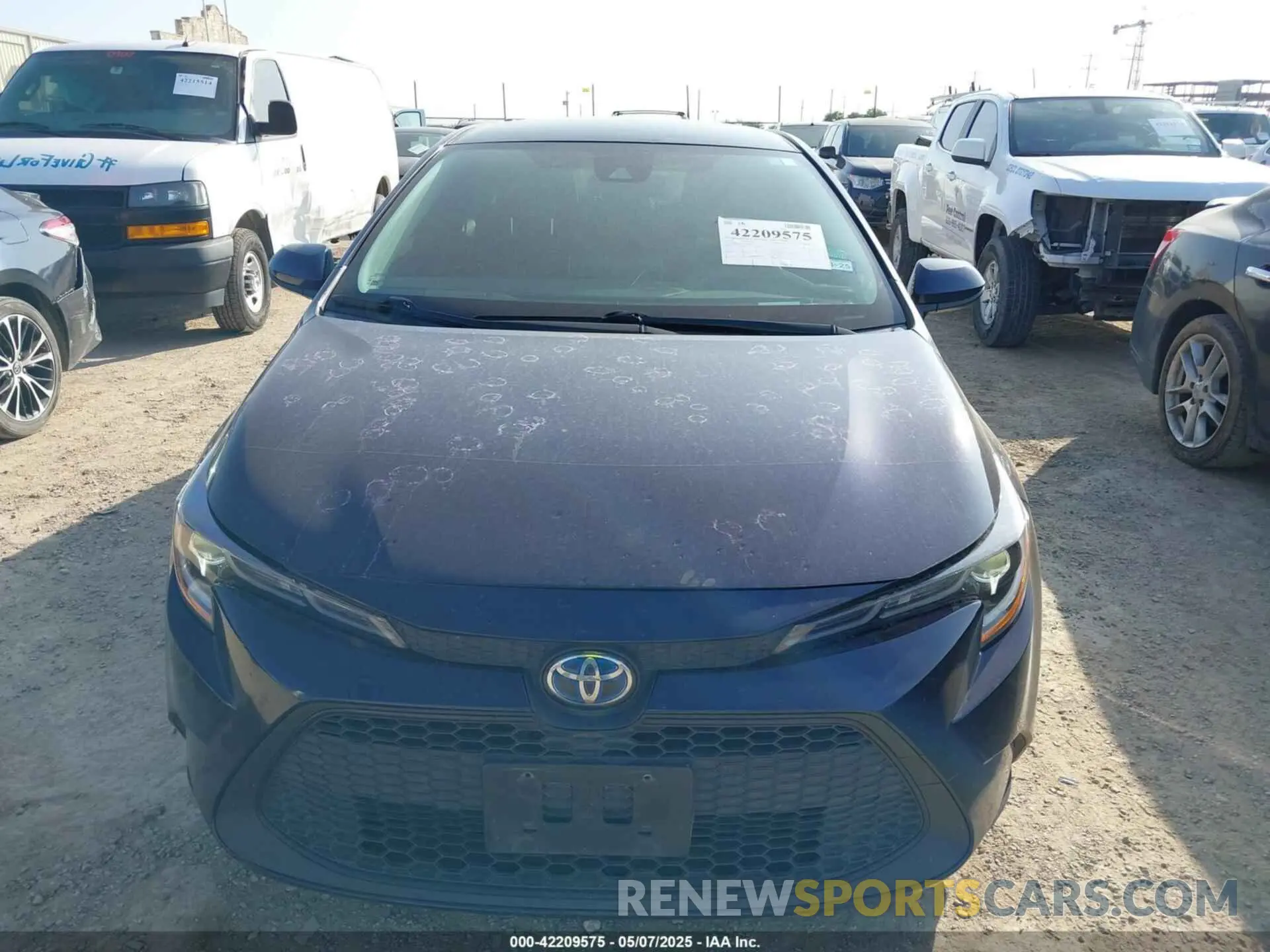 6 Photograph of a damaged car JTDEAMDE6MJ004554 TOYOTA COROLLA 2021