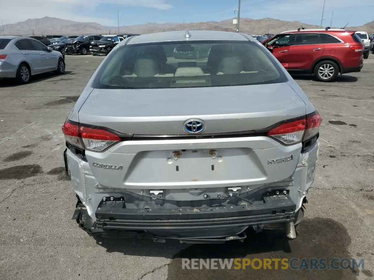 6 Photograph of a damaged car JTDEAMDE6MJ008863 TOYOTA COROLLA 2021
