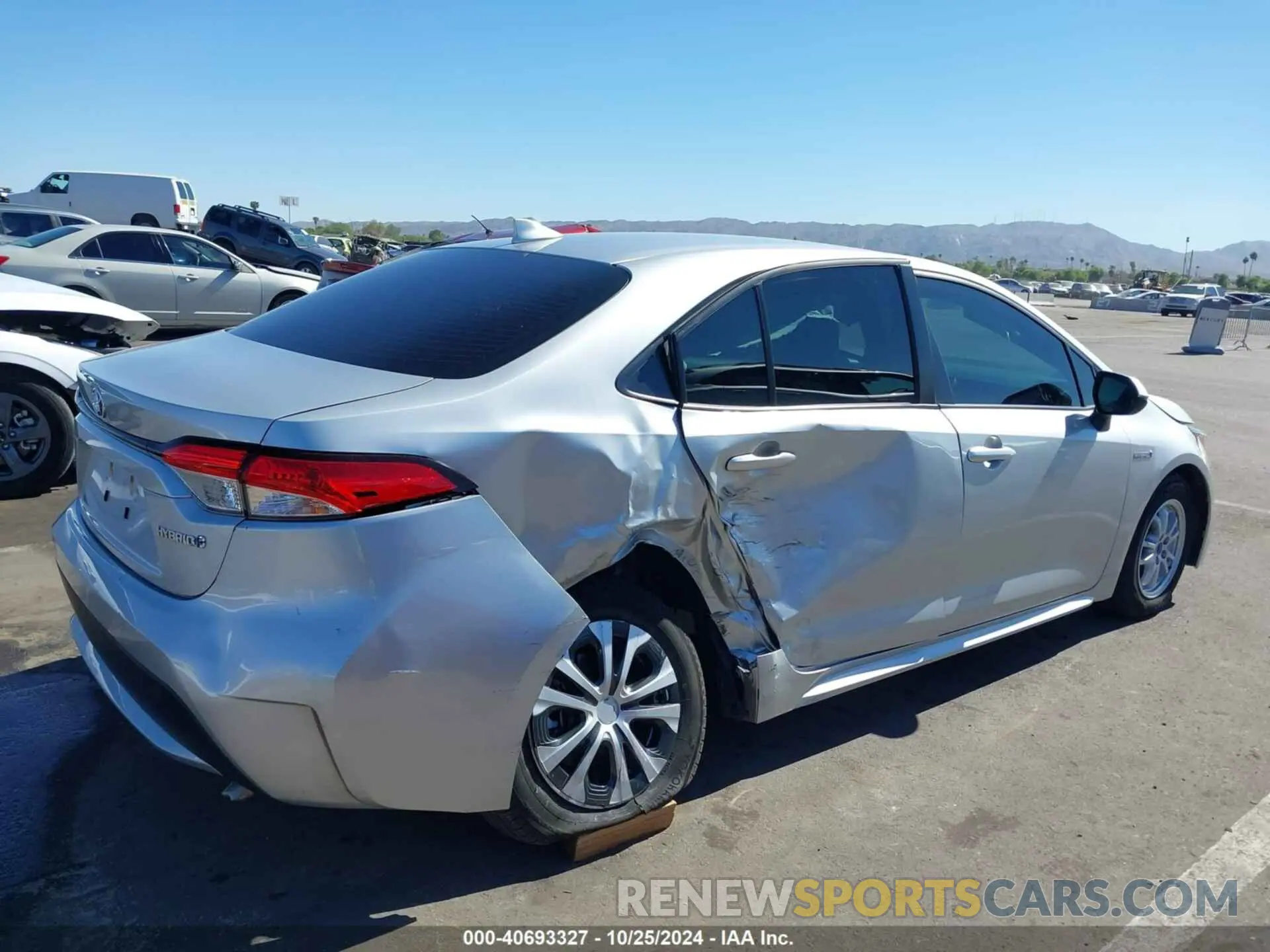 6 Photograph of a damaged car JTDEAMDE6MJ025680 TOYOTA COROLLA 2021