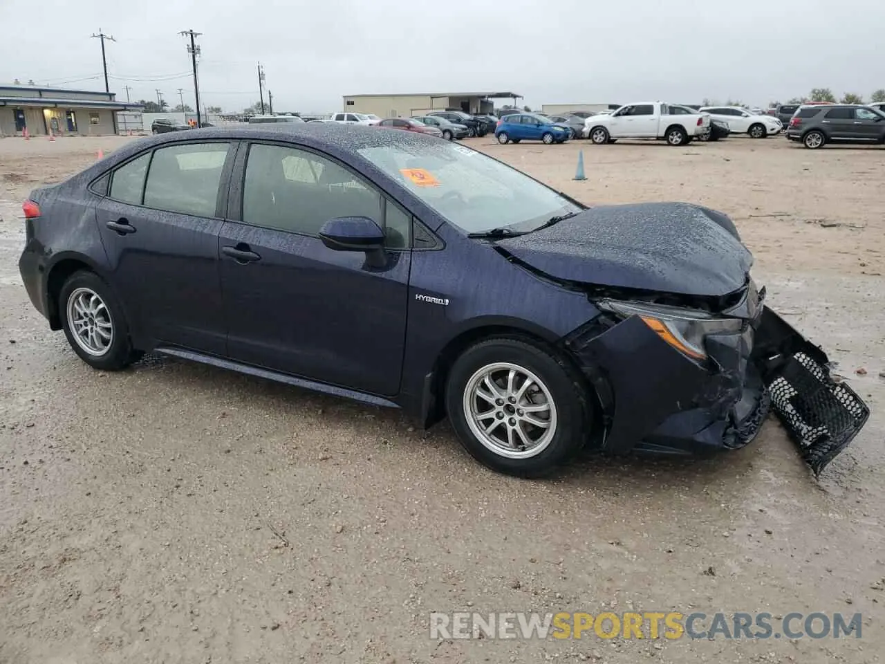 4 Photograph of a damaged car JTDEAMDE7MJ005244 TOYOTA COROLLA 2021