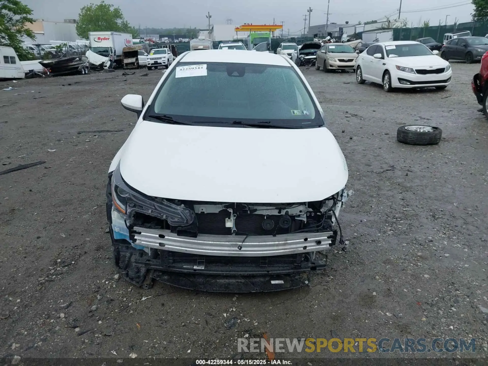 13 Photograph of a damaged car JTDEAMDE7MJ009617 TOYOTA COROLLA 2021