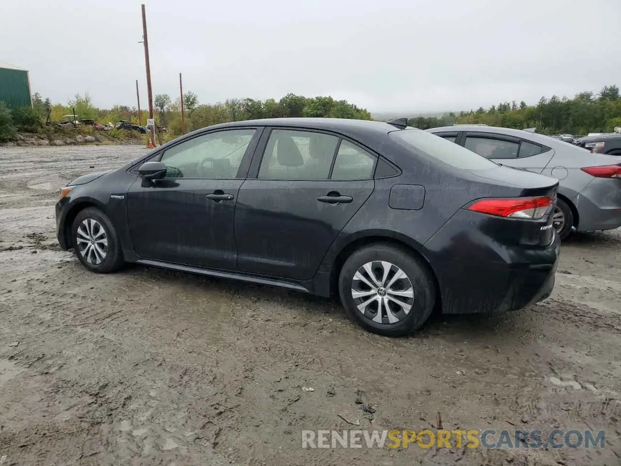 2 Photograph of a damaged car JTDEAMDE7MJ017720 TOYOTA COROLLA 2021