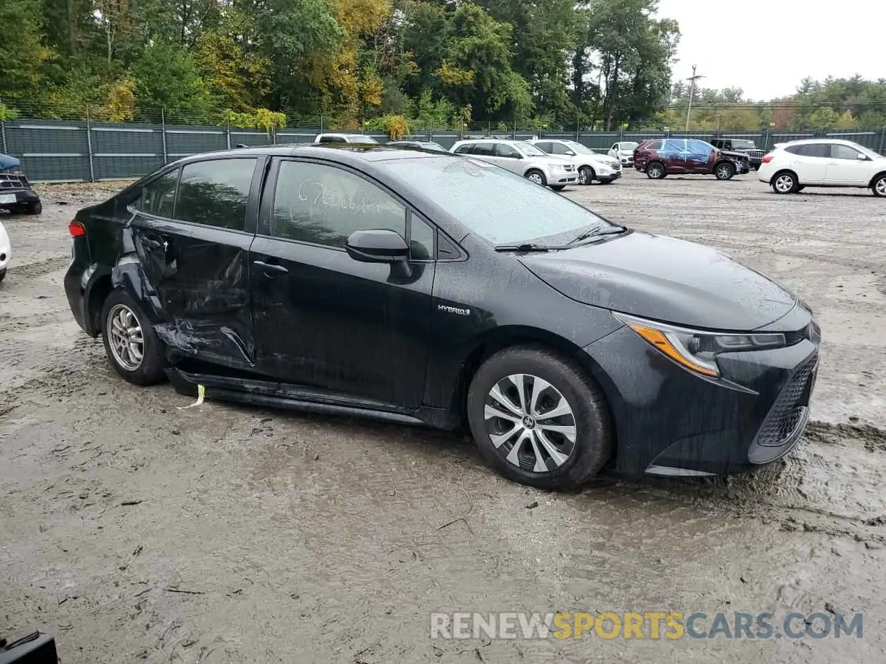4 Photograph of a damaged car JTDEAMDE7MJ017720 TOYOTA COROLLA 2021