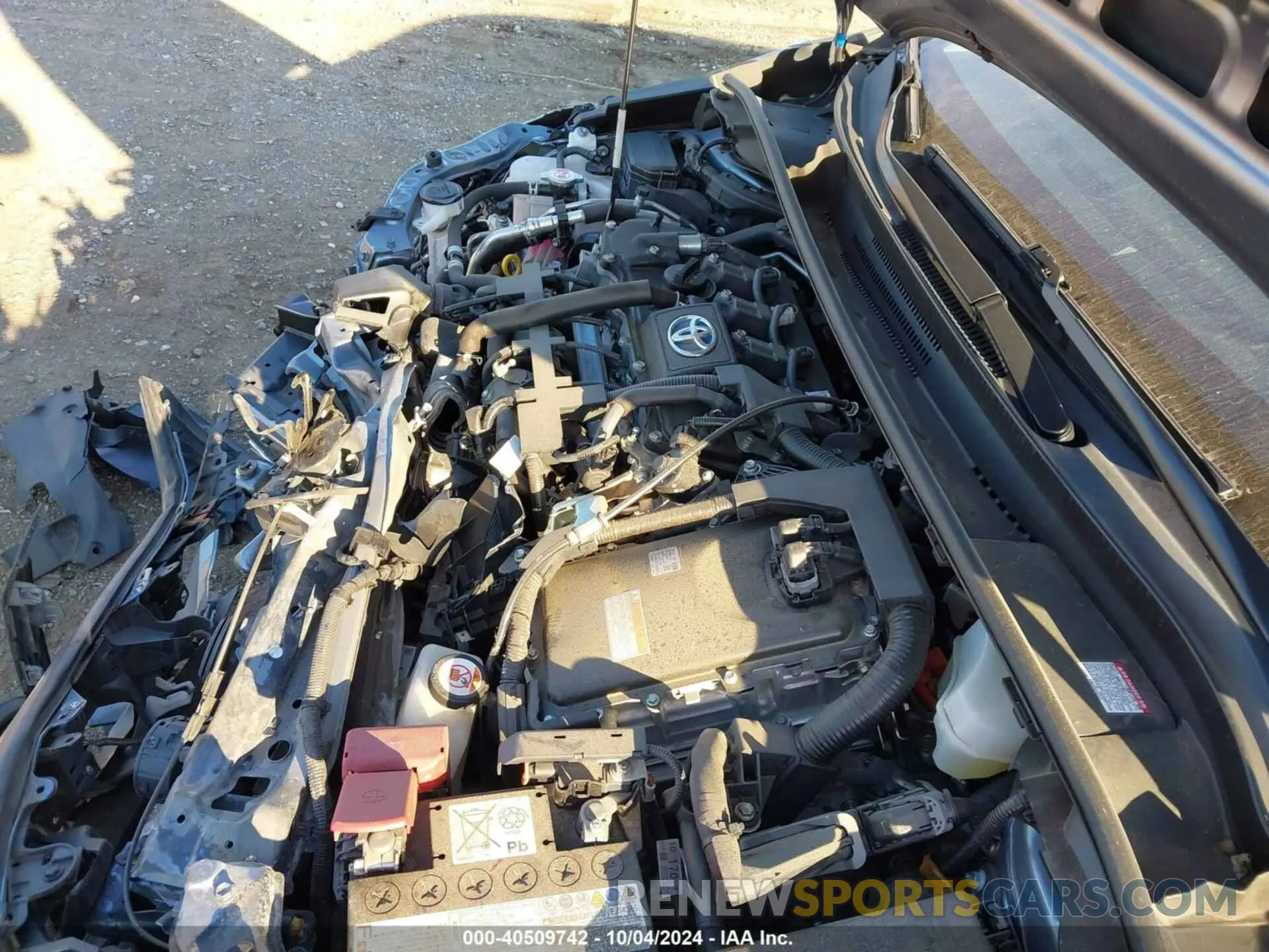 10 Photograph of a damaged car JTDEAMDE7MJ018110 TOYOTA COROLLA 2021