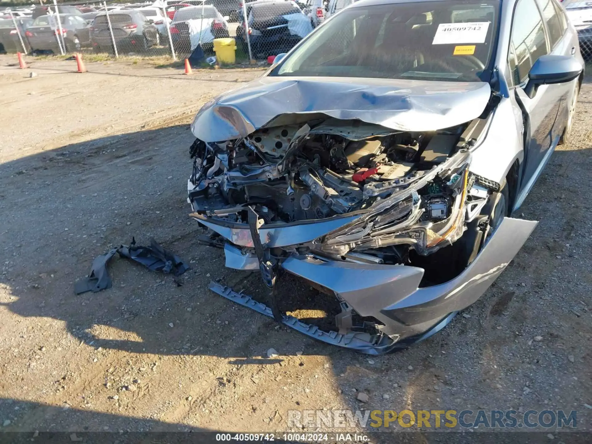 6 Photograph of a damaged car JTDEAMDE7MJ018110 TOYOTA COROLLA 2021