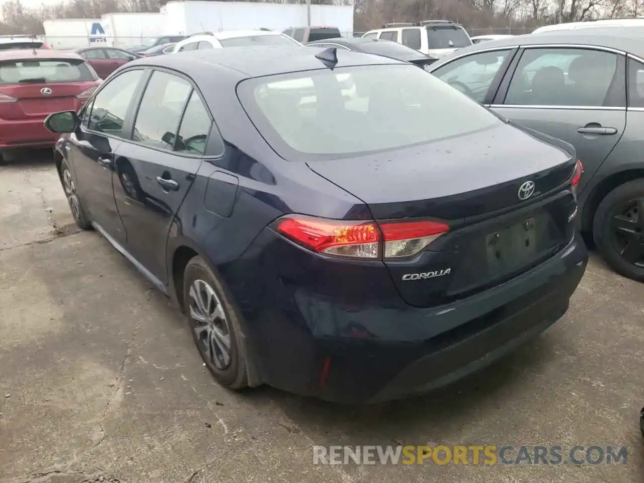 3 Photograph of a damaged car JTDEAMDE7MJ030516 TOYOTA COROLLA 2021