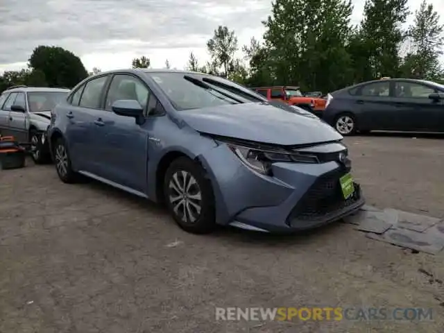 1 Photograph of a damaged car JTDEAMDE7MJ032427 TOYOTA COROLLA 2021