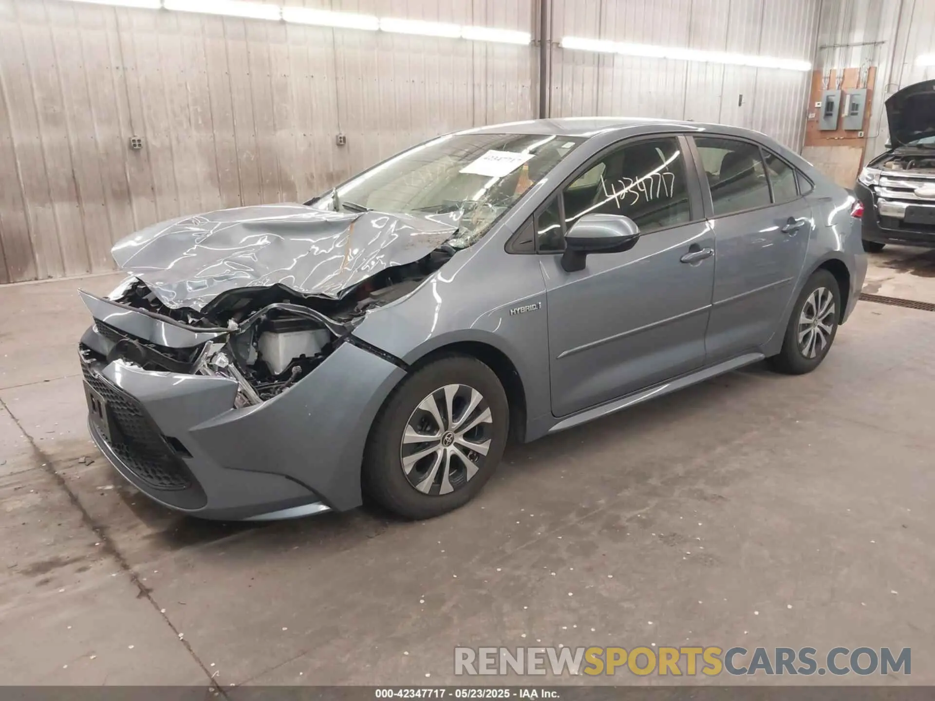 2 Photograph of a damaged car JTDEAMDE7MJ033187 TOYOTA COROLLA 2021
