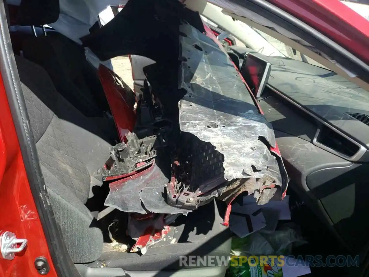 5 Photograph of a damaged car JTDEAMDE7MJ035554 TOYOTA COROLLA 2021