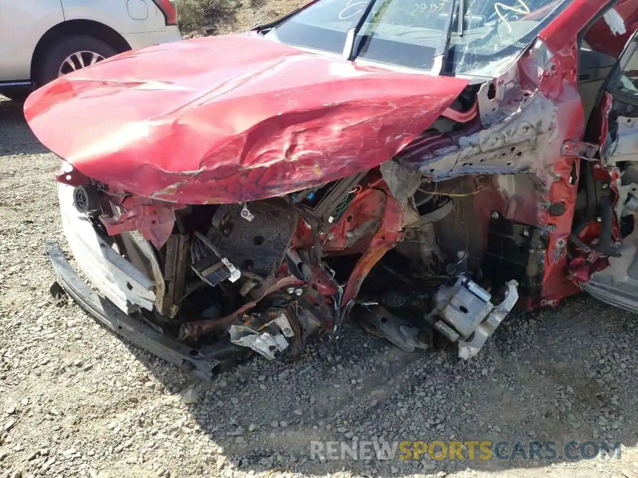 9 Photograph of a damaged car JTDEAMDE7MJ035554 TOYOTA COROLLA 2021