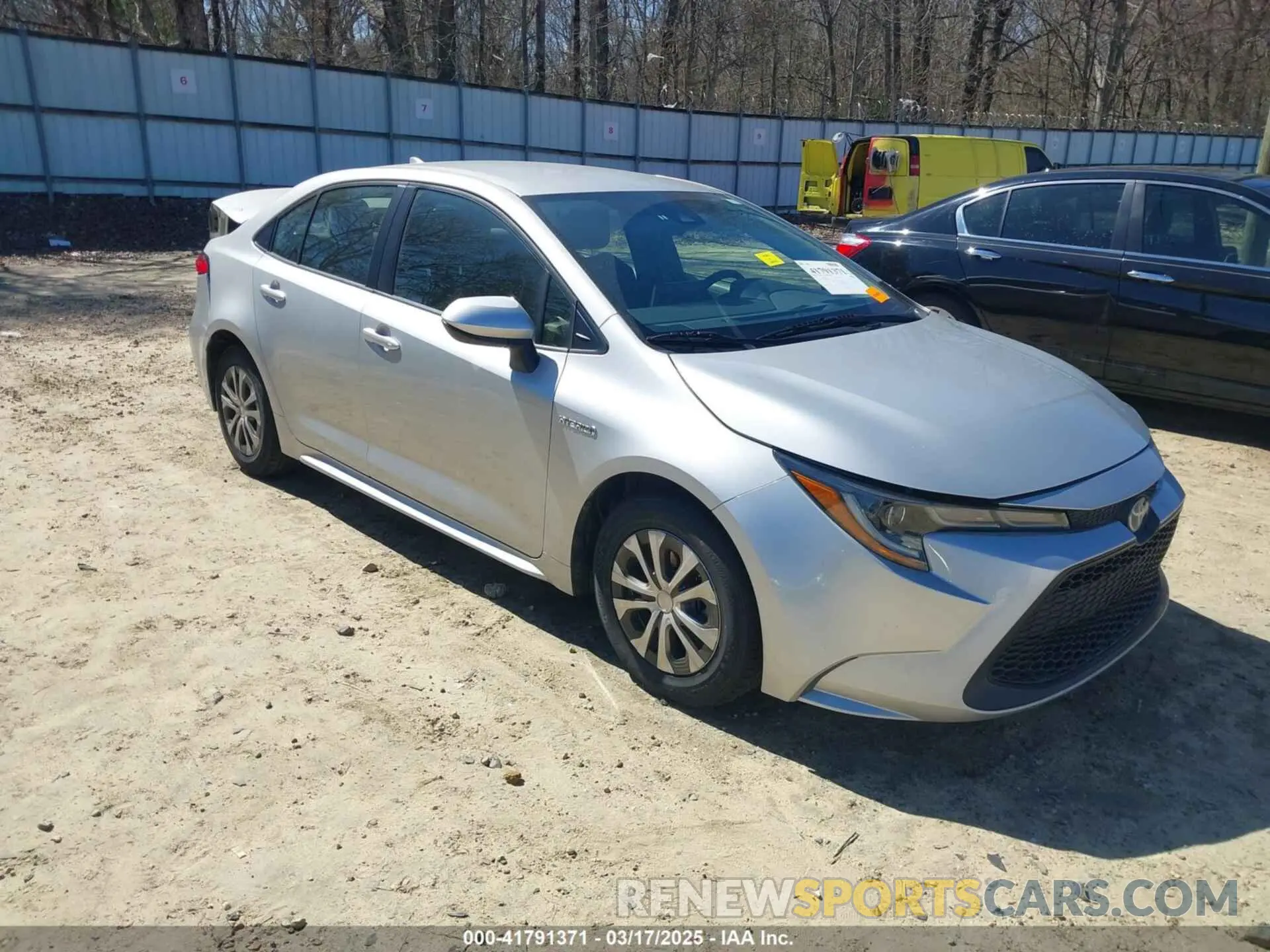 1 Photograph of a damaged car JTDEAMDE8MJ011201 TOYOTA COROLLA 2021