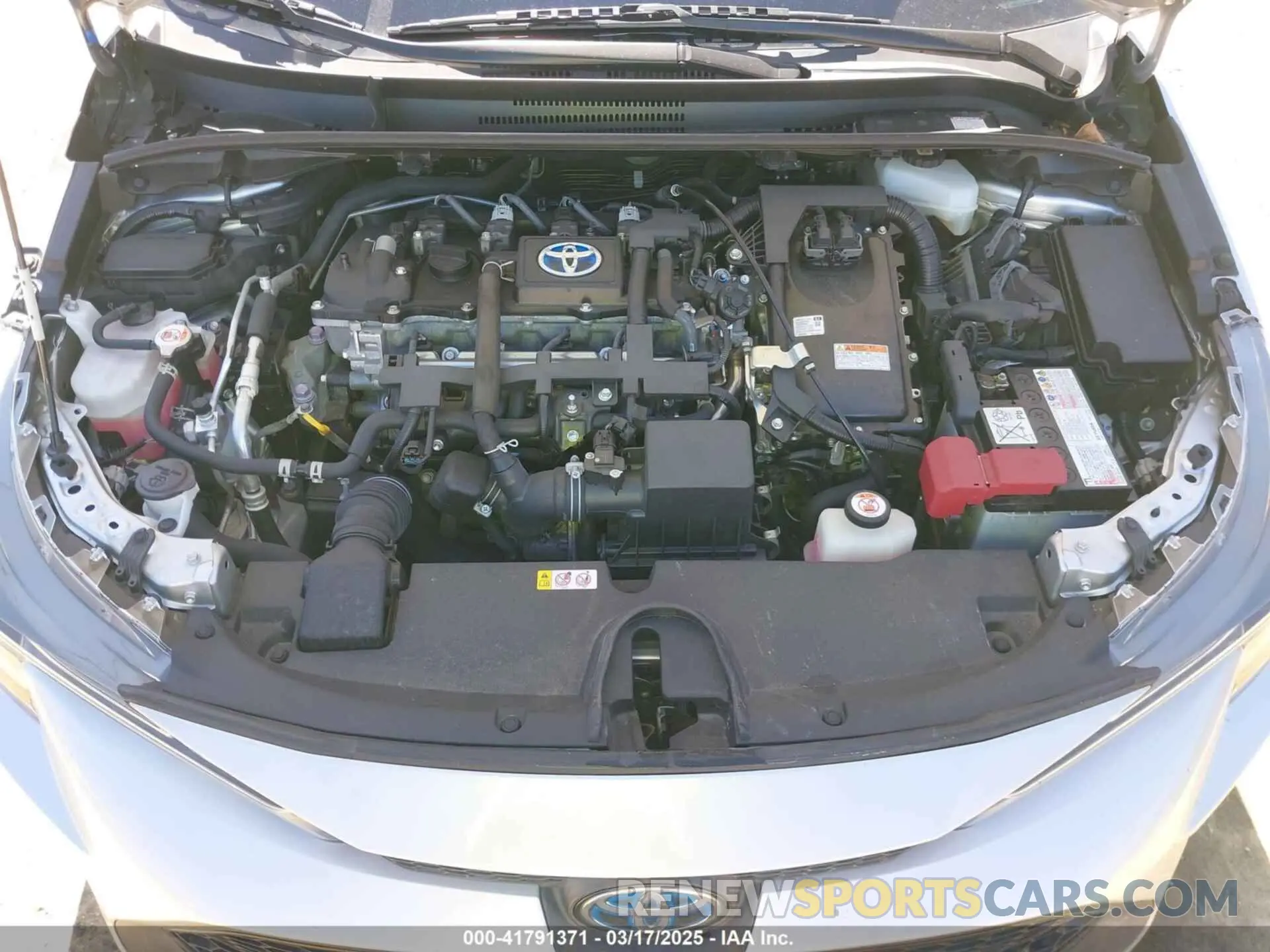 10 Photograph of a damaged car JTDEAMDE8MJ011201 TOYOTA COROLLA 2021