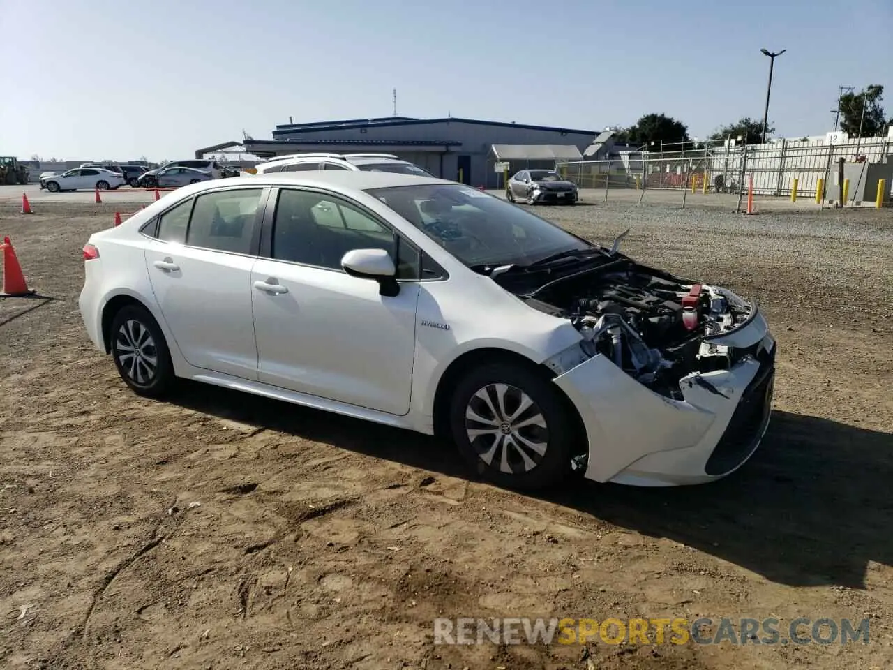 4 Photograph of a damaged car JTDEAMDE8MJ030587 TOYOTA COROLLA 2021