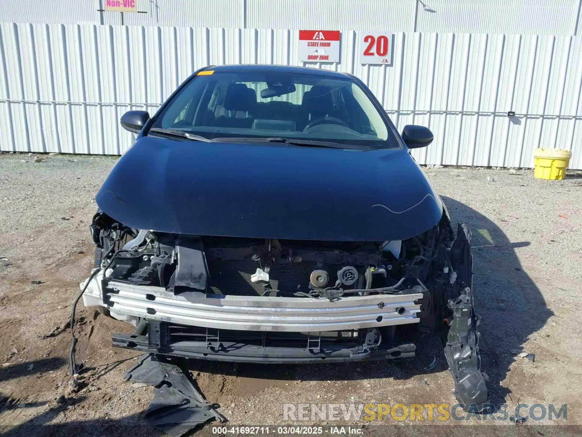 13 Photograph of a damaged car JTDEAMDE8MJ034218 TOYOTA COROLLA 2021
