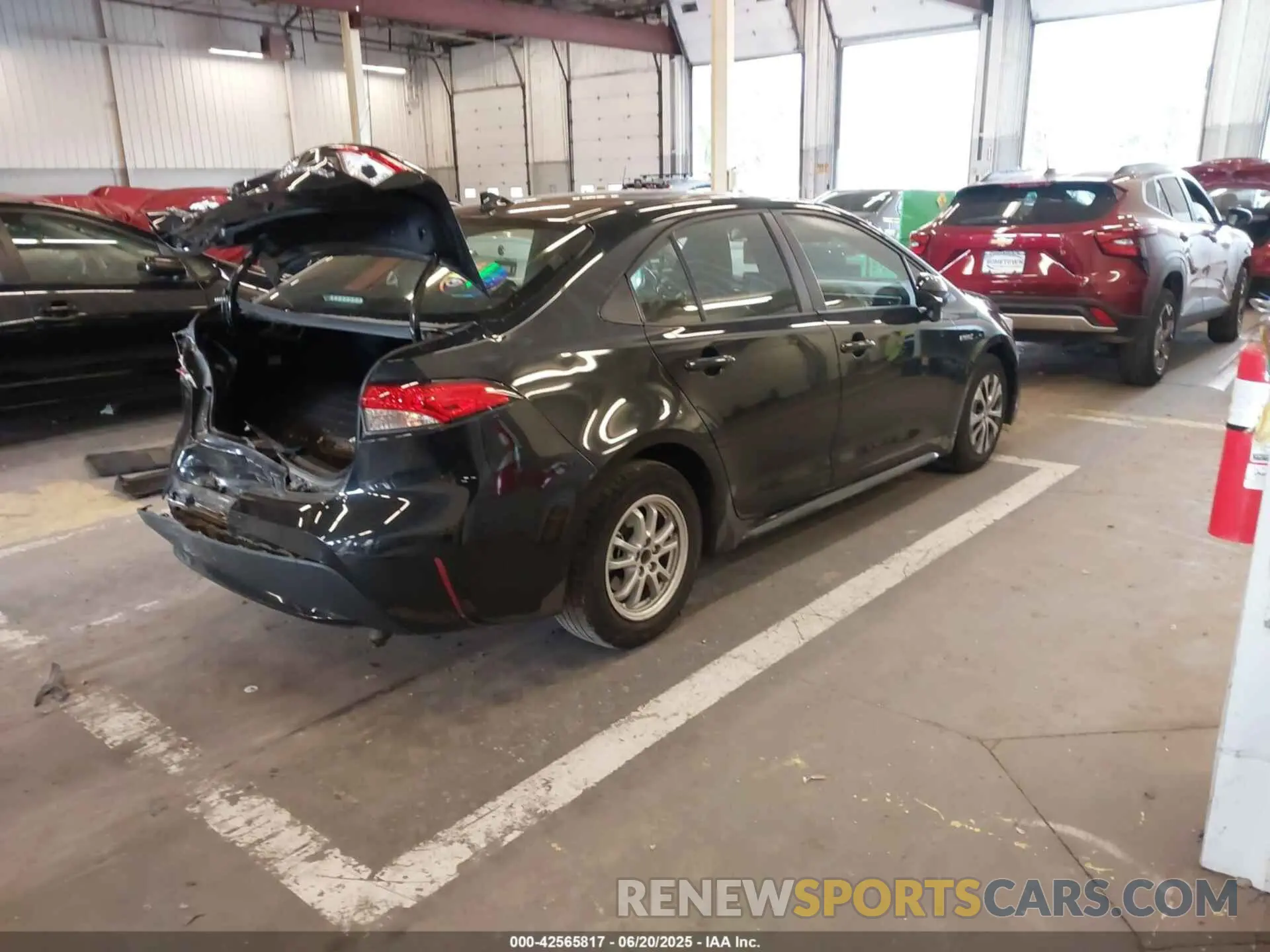 4 Photograph of a damaged car JTDEAMDE9MJ000577 TOYOTA COROLLA 2021