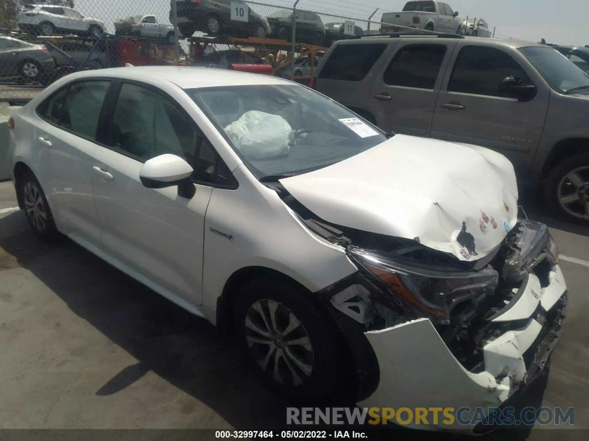 1 Photograph of a damaged car JTDEAMDE9MJ007237 TOYOTA COROLLA 2021