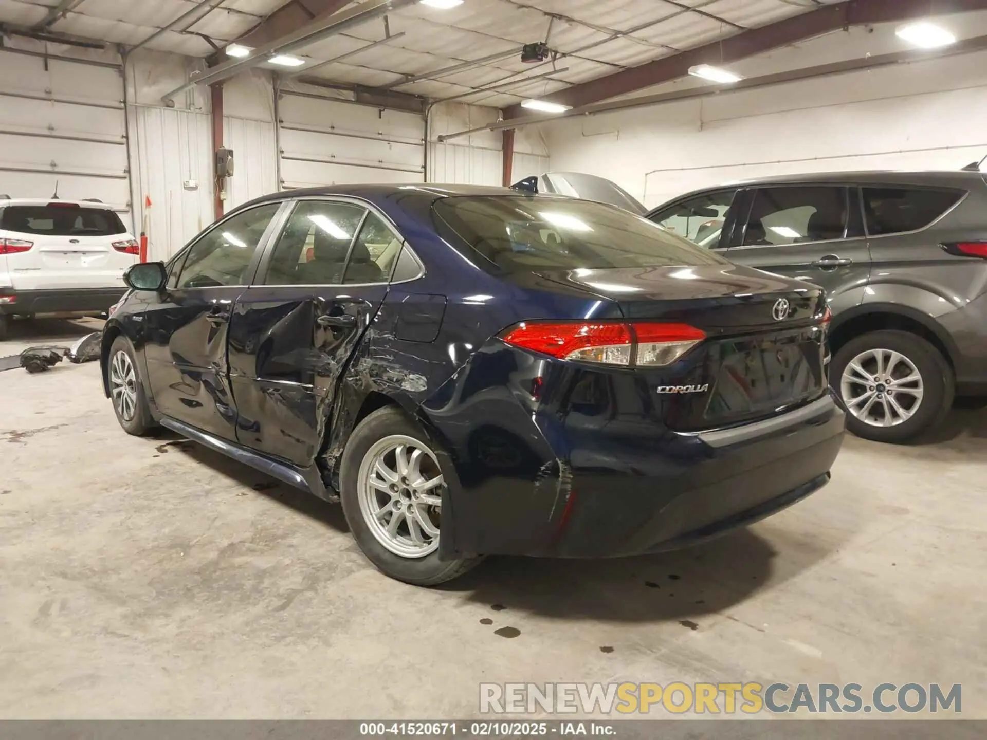 3 Photograph of a damaged car JTDEAMDE9MJ009196 TOYOTA COROLLA 2021