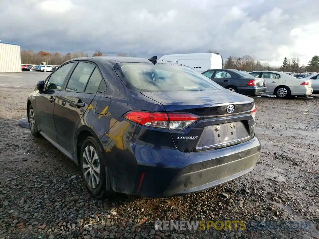 3 Photograph of a damaged car JTDEAMDE9MJ009778 TOYOTA COROLLA 2021