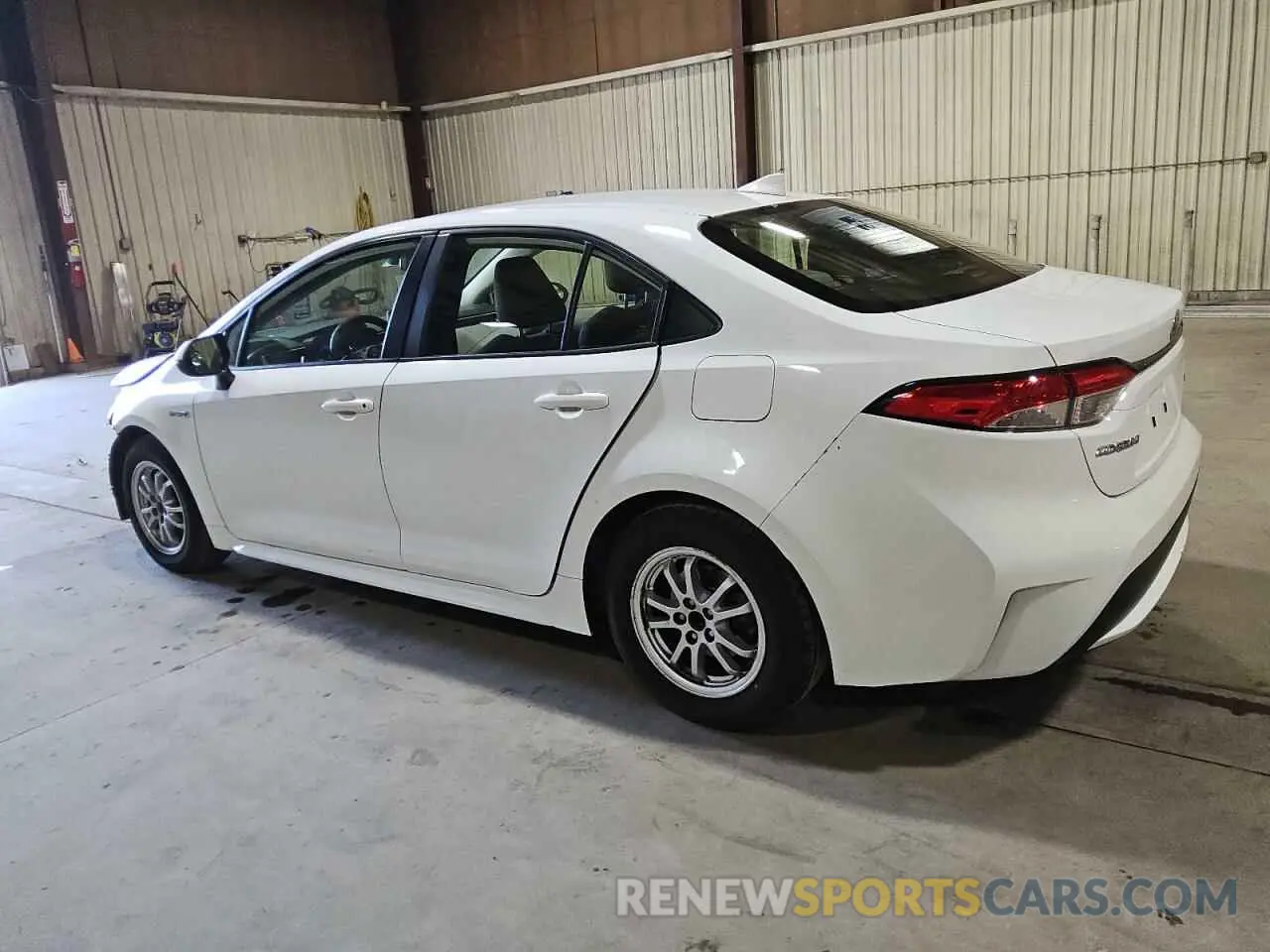 2 Photograph of a damaged car JTDEAMDE9MJ011238 TOYOTA COROLLA 2021