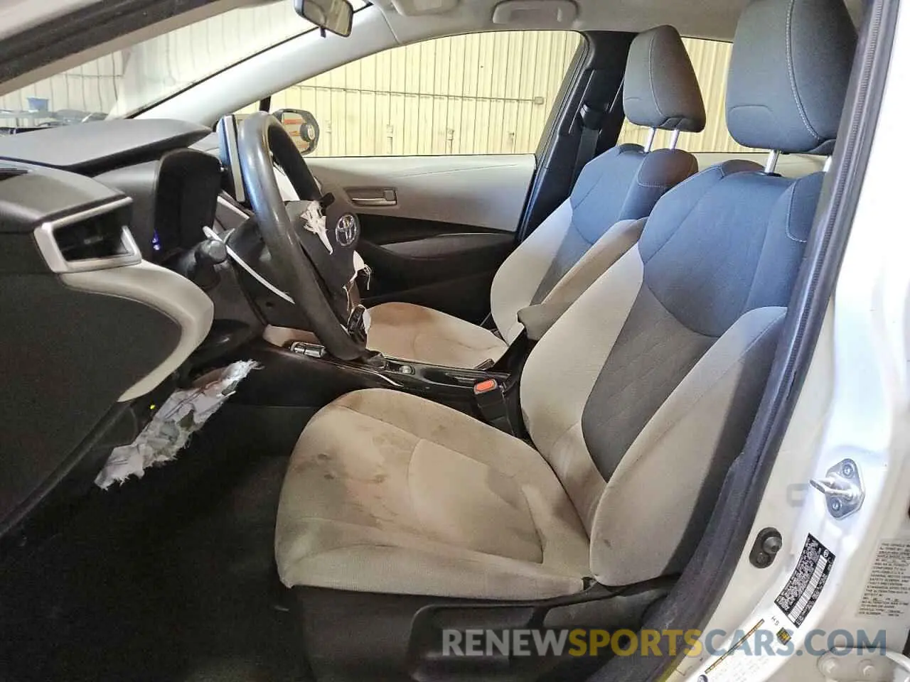 7 Photograph of a damaged car JTDEAMDE9MJ011238 TOYOTA COROLLA 2021