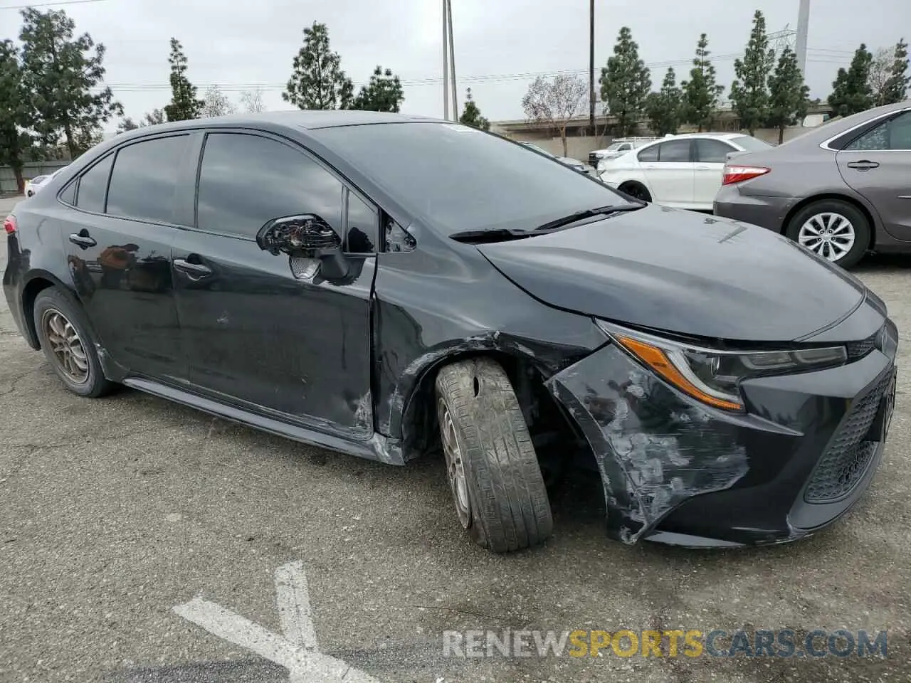4 Photograph of a damaged car JTDEAMDE9MJ014589 TOYOTA COROLLA 2021