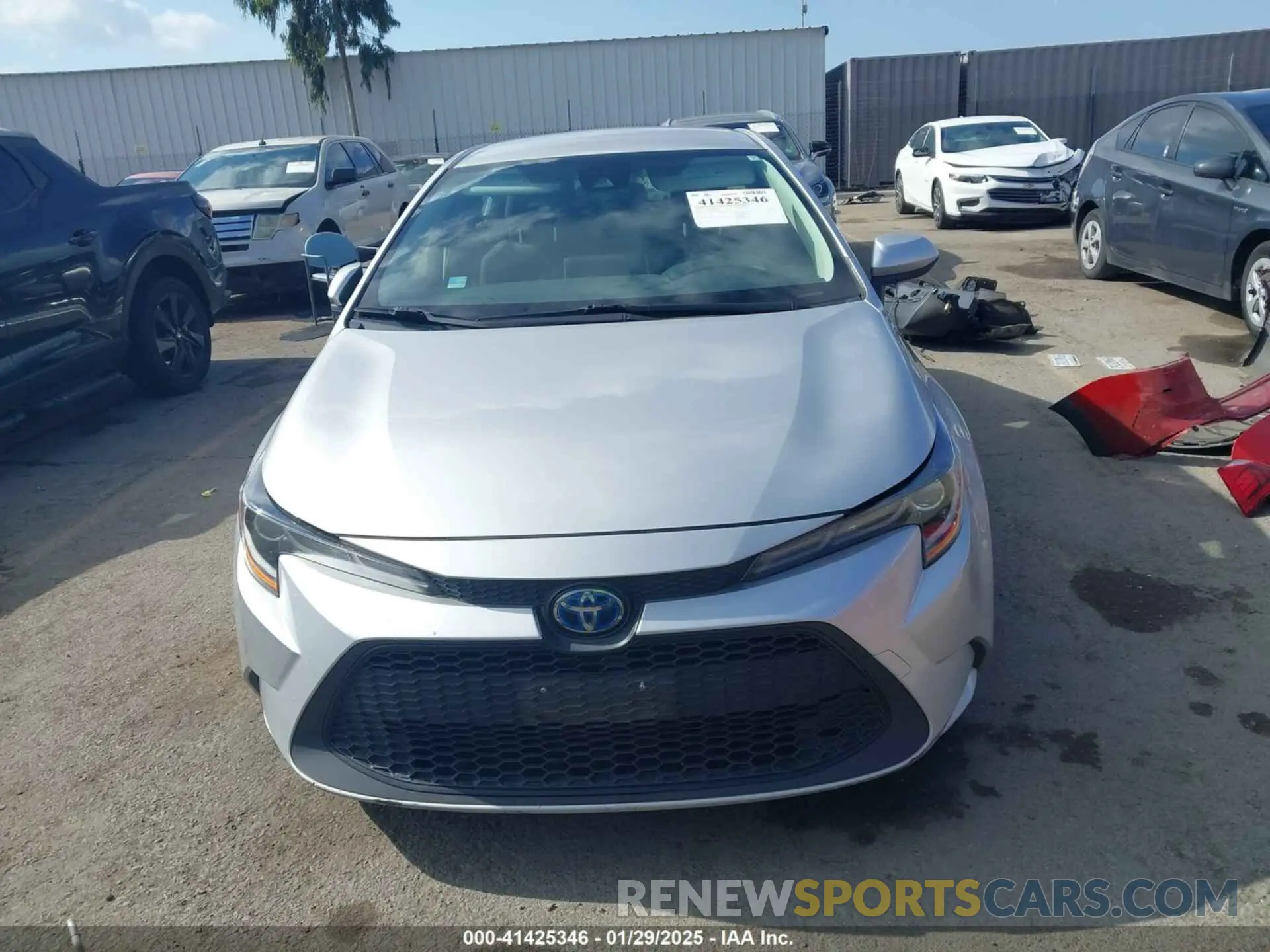 13 Photograph of a damaged car JTDEAMDEXMJ001494 TOYOTA COROLLA 2021