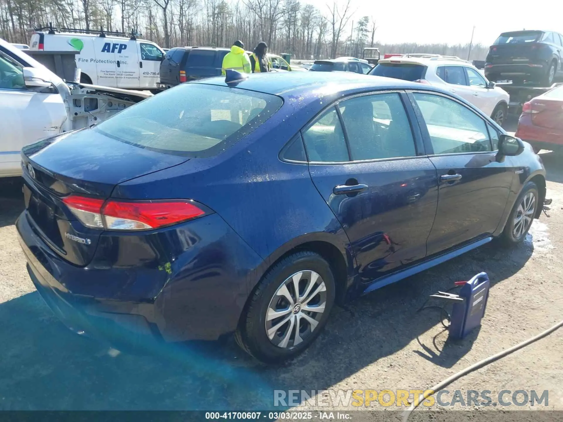 4 Photograph of a damaged car JTDEAMDEXMJ003083 TOYOTA COROLLA 2021