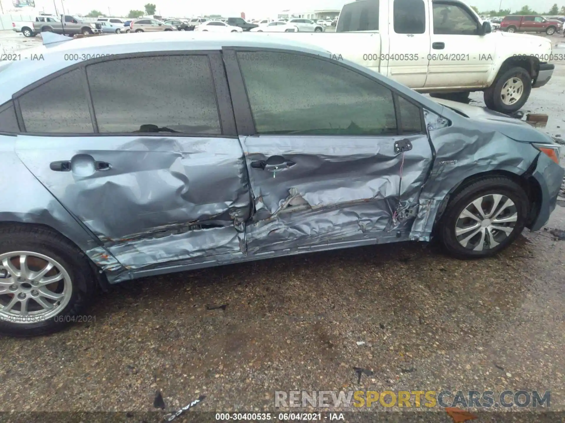 6 Photograph of a damaged car JTDEAMDEXMJ005710 TOYOTA COROLLA 2021