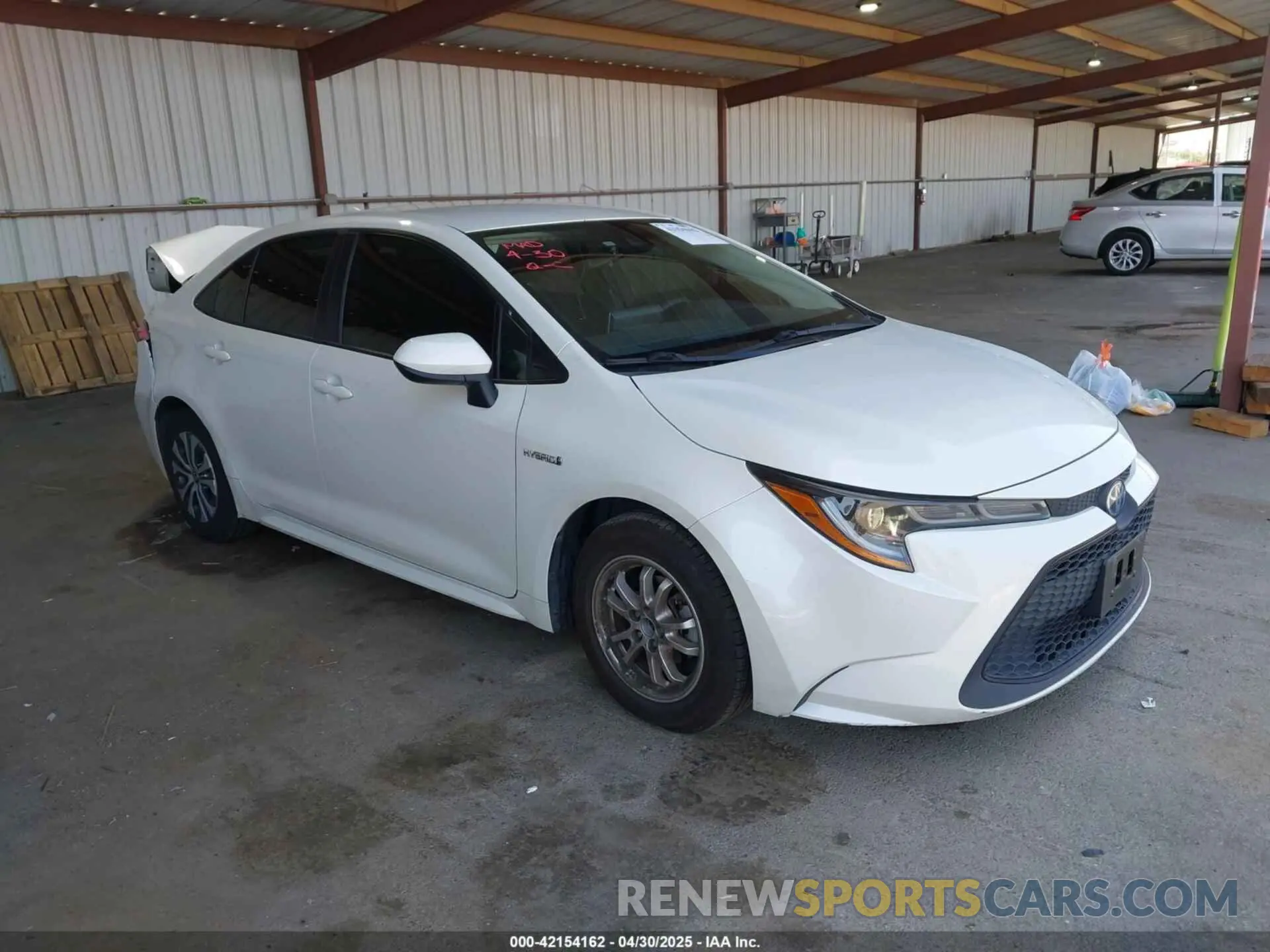 1 Photograph of a damaged car JTDEAMDEXMJ007022 TOYOTA COROLLA 2021